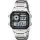 Prime会员：CASIO 卡西欧 AE1200WHD-1A 男士不锈钢数字手表