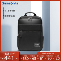 Samsonite 新秀丽 双肩包男 简约商务立体大容量14寸电脑背包TT0