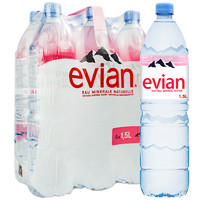 evian 依云 矿泉水 1.5L*6瓶