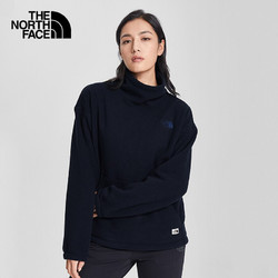 THE NORTH FACE 北面 TheNorthFace北面卫衣女2020秋冬户外舒适保暖抓绒套头上衣∣4NF2 RG1/藏青色 L