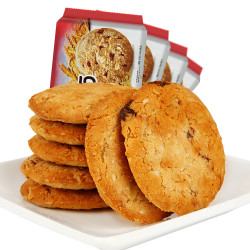 julies 茱蒂丝 草莓燕麦饼干200g*4袋粗粮谷物早餐饼干进口办公休闲