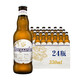 88VIP：Hoegaarden 福佳 比利时风味 小麦白啤酒 330ml*24瓶