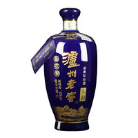LUZHOULAOJIAO 泸州老窖 蓝花瓷 头曲 1L大容量 52度 浓香型 白酒 升级版 1000ml