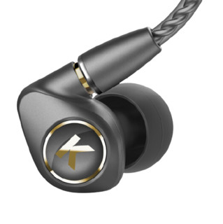 KUGOU 酷狗 X1 入耳式挂耳式圈铁有线耳机 冰晶灰 3.5mm