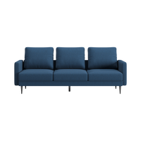 8H B1C 抗菌布艺沙发 三人位 维也纳蓝
