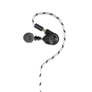 MacaW GT350s 入耳式挂耳式双动圈有线耳机 黑色 3.5mm