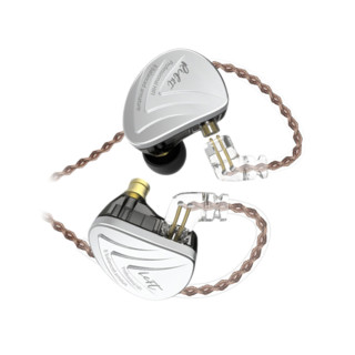 KZ KZ-AS16 标准版 入耳式挂耳式动铁有线耳机 极夜黑 3.5mm