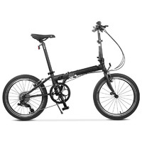 DAHON 大行 折疊自行車20英寸8級變速經典P8單車KBC083 黑色高配款-京倉