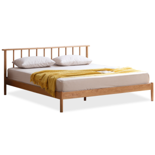 Visawood 维莎原木奈良系列n0469 实木床150 190cm 原木色 报价价格评测怎么样 什么值得买