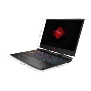 HP 惠普 暗夜精灵 4 15.6英寸 游戏本 黑色 (酷睿i5-8300H、GTX 1060 6G、8GB、128GB SSD+1TB HDD、1080P、IPS、4LE12PA)