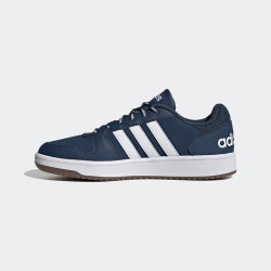 adidas Originals 阿迪达斯官网 adidas neo HOOPS 2.0 男鞋低帮休闲运动鞋FY8631 蓝/白 41(255mm)