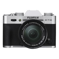FUJIFILM 富士 X-T10 APS-C画幅 微单相机 银色 16-50mm F3.5 OIS 变焦镜头 单头套机