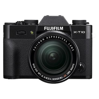 FUJIFILM 富士 X-T10 APS-C画幅 微单相机 黑色 18-55mm F2.8 R LM OIS 变焦镜头 单头套机