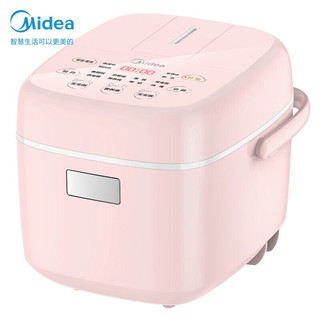 Midea 美的 电饭煲电饭锅1.6L迷你小型智能预约触摸操控玻璃内胆母婴宝宝电饭煲 MB-FB16E126（推荐1-2人）