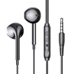 langsdom 兰士顿 cpn5 半入耳式有线耳机 黑色 3.5mm