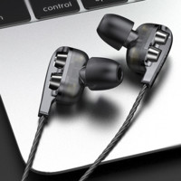 Langsdom 兰士顿 D4C 入耳式动圈降噪有线耳机 黑色 3.5mm