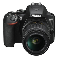 Nikon 尼康 D3500 APS-C画幅 数码单反相机 黑色 AF-P 18-55mm F3.5 变焦镜头 单镜头套机