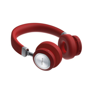 LINNER 聆耳 NC80 耳罩式头戴式主动降噪蓝牙耳机 魔法红