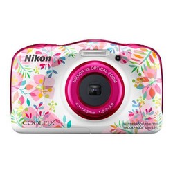 Nikon 尼康 COOLPIX W150 轻便型 数码相机 防水防震  w150 粉色（约1,317万有效像素 全高清视频拍摄）
