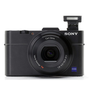 SONY 索尼 RX100M2 3英寸数码相机(10.4mm-37.1mm、F1.8-F4.9) 黑色