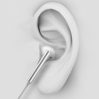 MINISO 名创优品 半入耳式挂耳式有线耳机 银色 3.5mm
