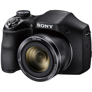 SONY 索尼 DSC-H300 3英寸数码相机 （4.5-157.5mm、F3.0) 黑色