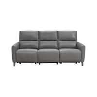 CHEERS 芝华仕 10168 意式真皮沙发 三人位 深银灰