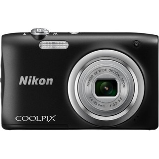 Nikon 尼康 Coolpix A100 2.7英寸数码相机 (23mm F3.2) 黑色