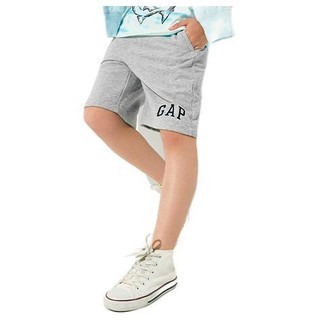 Gap 盖璞 741534 男童运动短裤 浅灰色 150cm