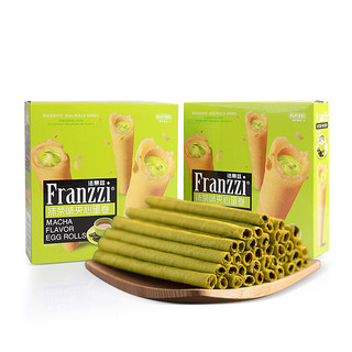 Franzzi 法丽兹 夹心曲奇抹茶慕斯学生休闲零食品小吃饼干早餐下午茶70g 抹茶夹心曲奇70g