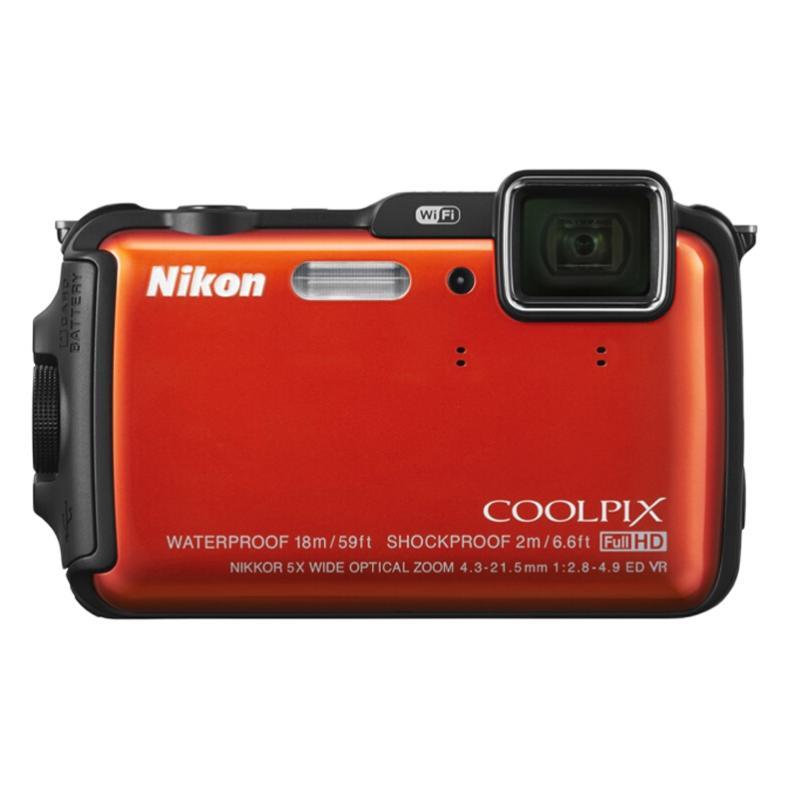 Nikon 尼康 Coolpix AW120s 3英寸数码相机 (21.5mm F2.8) 橙色