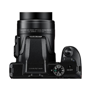 Nikon 尼康 COOLPIX B600 3英寸数码相机 黑色（4.3-258mm、F3.3-F6.5）