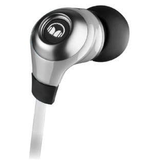 MONSTER 魔声 N-LITE二代能极 入耳式挂耳式有线耳机 银色 3.5mm