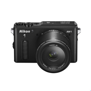 Nikon 尼康 1 AW1 1英寸CMOS传感器 微单相机 黑色 AW 11-27.5mm F3.5 变焦镜头 单头套机