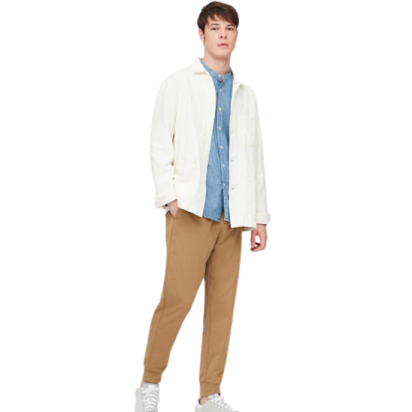 uniqlo 优衣库 ultra stretch 男士休闲长裤 422967 深米色 xxxxl