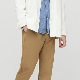 uniqlo 优衣库 ultra stretch 男士休闲长裤 422967 深米色 xxxxl