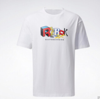 Reebok 锐步 CL X BEP UNISEX SS TEE GT4621 中性款运动短袖 白色 A/L