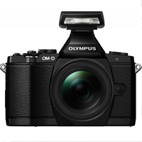 OLYMPUS 奥林巴斯 OM-D E-M5 M4/3画幅 微单相机 黑色 ED 12-50mm F3.5 EZ 广角变焦镜头 单头套机