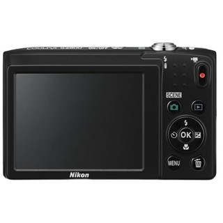Nikon 尼康 Coolpix S2800 2.7英寸数码相机 (26mm F3.2) 黑色