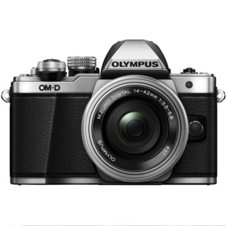 OLYMPUS 奥林巴斯 E-M10 Mark II M4/3画幅 微单相机 银色 14-42mm F3.5 变焦镜头 单头套机