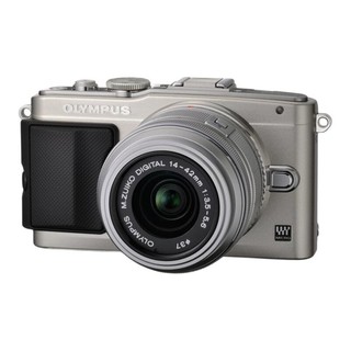 OLYMPUS 奥林巴斯 E-PL5 M4/3画幅 微单相机 银色 14-42mm F3.5 单头套机+内存卡 8GB