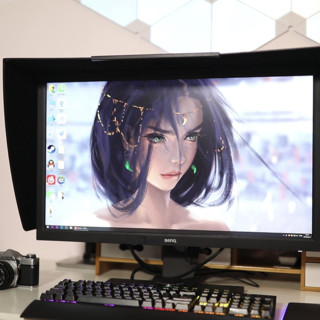 BenQ 明基 SW271 27英寸 IPS 显示器 (3840×2160、60Hz、99%AdobeRGB、HDR10）
