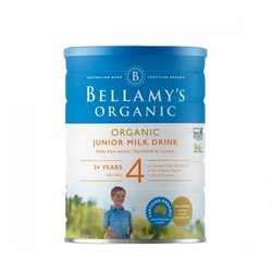 BELLAMY'S 贝拉米 有机婴幼儿童配方奶粉4段 900g 罐底溯源