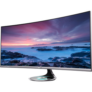 ASUS 华硕 MX38VC 37.5英寸 IPS 曲面 显示器(3840×1600、60Hz、Type-C 60W)