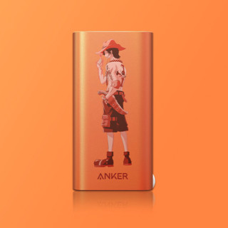 Anker 安克 艾斯 A9521海贼王联名款 氮化镓充电器 双Type-C/USB-A 65W 橙色
