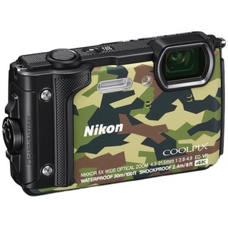 Nikon 尼康 Coolpix W300s 3英寸数码相机 (21.5mm F2.8) 迷彩色