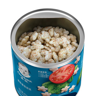 Gerber 嘉宝 星星泡芙 国产版 菠菜番茄味 49g