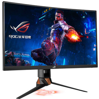 ROG 玩家国度 PG27VQ 27英寸 TN 曲面 G-sync 显示器(2560×1440、165Hz)