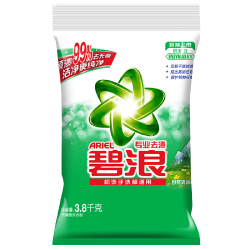 ariel碧浪专业去渍洗衣粉自然清新38kg