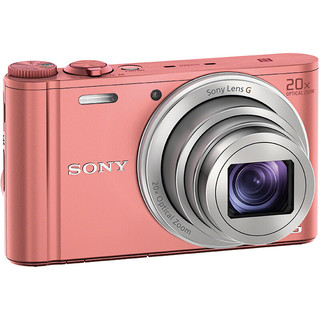 SONY 索尼 DSC-WX350 3英寸数码相机 粉色（4.3-86mm、F3.5-F6.5)